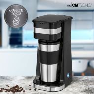 Moka Kanvica Clatronic KW 3733 Čierna Oceľ Nerezová oceľ 1 Šálka