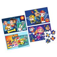 Krabička od topánok Paw Patrol 4 drevené puzzle 12-16-20-24 kusov