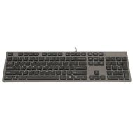 Klávesnica A4 Tech KV-300H QWERTY Čierna Sivá Monochromatická Čierna/Sivá