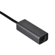 Adaptér USB-C na Ethernet Unitek U1313C Sivá 30 cm