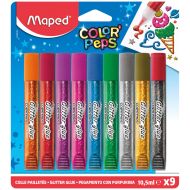 Glitter Glitter Glue Maped Color Peps 9 farieb 10,5 ml