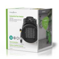 Nedis HTIF20FYW Termostat priemyselného keramického ohrievača ventilátora 3 nastavenia 2000 W žltá