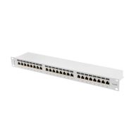 Patch Panel 24 Portov UTP Kategória 5e Lanberg PPSA-1024-S