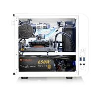 Tower Case Mini ITX THERMALTAKE Core V1 Snow Edition Biela