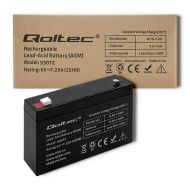 Batéria pre Systém Neprerušovaného Napájania UPS Qoltec 53072 7200 mAh 6 V