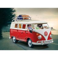 Hracia sada dopravných prostriedkov Playmobil 70176 Volkswagen T1 Bus Červená