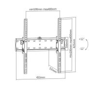 Nástenný Držiak GEMBIRD WM-55T-02 32" 55" 40 kg