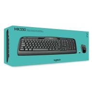 Klávesnica a myš Logitech Wireless Combo MK330 Čierna Qwerty US