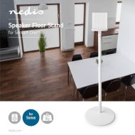 Nedis SPMT5750WT stojan na reproduktory pre Sonos® One / Sonos® Play: 1 Max. 3 kg pevná