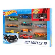 Hracia sada dopravných prostriedkov Hot Wheels Kov (10 Pcs)