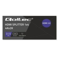 HDMI Switch Qoltec 51799 Čierna