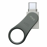 USB flash disk Silicon Power SP064GBUC3C80V1S 64 GB Titánová čierna Striebro