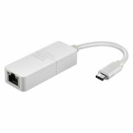 Gigabit Ethernet adaptér do USB 3.0 s prídavným USB vstupom D-Link DUB-E130 Biela