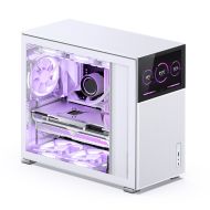 Počítačová skriňa ATX v prevedení midi-tower Jonsbo D41 MESH WHITE SC Biela LCD obrazovka