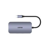 USB rozbočovač Unitek D1071A Čierna Striebristý