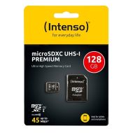 Pamäťová karta Micro SD s adaptérom INTENSO 34234 UHS-I XC Premium Čierna