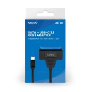 USB adaptér SATA pre pevný disk Savio AK-69 25 cm