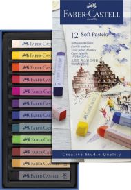 Faber Castell FC-128312 Pastel Chalk Creative Studio Soft Pastel 12-dielny peračník