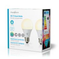 Nedis WIFILC21WTE27 Wi-Fi Smart LED žiarovky plnofarebné a teplé biele E27 2-balenie