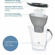 Filtračný džbán Brita Carafe Marella Grafitová Plastické 2,4 L