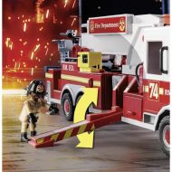 Hracia sada dopravných prostriedkov Playmobil Fire Truck with Ladder 70935 113 Kusy