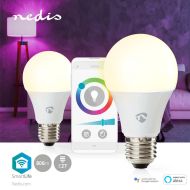 Viacfarebná žiarovka Nedis WIFILRC20E27 Smartlife Wi-Fi E27 806 Lm 9 W RGB / teplá až studená biela 