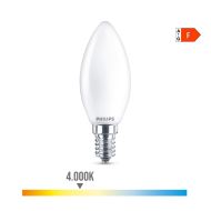 Led baterka Philips Sviečka Biela F 40 W 4,3 W E14 470 lm 3,5 x 9,7 cm (4000 K)