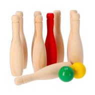 Vonkajší drevený bowlingový set Alert