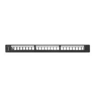 Patch Panel 24 Portov UTP Kategória 5e Lanberg PPKS-1124-B