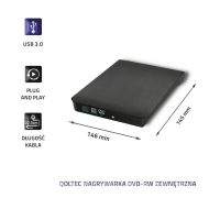 DVD prehrávač Qoltec 51857