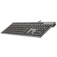 Klávesnica A4 Tech KV-300H QWERTY Čierna Sivá Monochromatická Čierna/Sivá