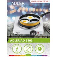 Kempingový varič Adler AD 6503 1500 W