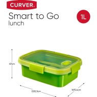 Curver Smart To Go Lunchbox 1L + súprava príborov