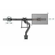 Držiak monitoru GEMBIRD MA-DA3-03 17" 27"