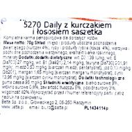 Krmivo pre mačky Almo Nature Daily Kurča Lososová 70 L 70 g