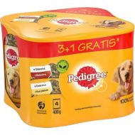 Mokré jedlo Pedigree Kurča Teľacie mäso 4 x 400 g