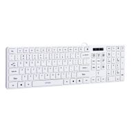 Klávesnica Activejet Klawiatura USB K-3066SW Biela QWERTY