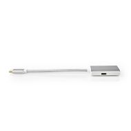 Nedis CCTB64680AL02 USB adaptér USB 3.2 Gen 1 USB Type-C™ samec HDMI™ konektor 0,20 M okrúhly pozlát