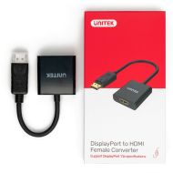 Adaptér DisplayPort na HDMI Unitek Y-5118DA Čierna