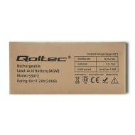 Batéria pre Systém Neprerušovaného Napájania UPS Qoltec 53072 7200 mAh 6 V