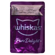 Krmivo pre mačky Whiskas Pure Delight Kurča Páv Kačica Vtáky 40 x 85 g