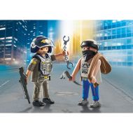 Playset Playmobil 71505 policajt zlodej 9 Kusy