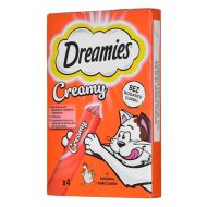 Snack for Cats Dreamies Creamy 4 x 10 g Kurča