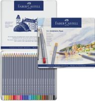 Faber Castell FC-114624 akvarelové farebné ceruzky Faber-Castell Goldfaber peračník 24 kusov