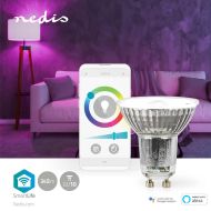 Viacfarebná lampa Nedis WIFILRC10GU10 Smartlife Wi-Fi Gu10 345 Lm 4,9 W RGB / teplá až studená biela