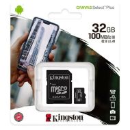 Pamäťová karta Micro SD s adaptérom Kingston SDCS2 100 MB/s exFAT