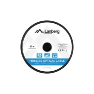 HDMI Kábel Lanberg CA-HDMI-20FB-0100-BK Čierna 10 m