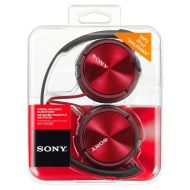 Slúchadlá z diadému Sony MDR-ZX310AP Červená