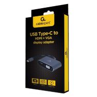 Adaptér USB na VGA/HDMI GEMBIRD A-USB3C-HDMIVGA-01