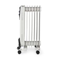 Mobilný olejový radiátor Nedis HTOI30WT7 600 / 900 / 1500 W 7 lamelový nastaviteľný termostat 3 Heat